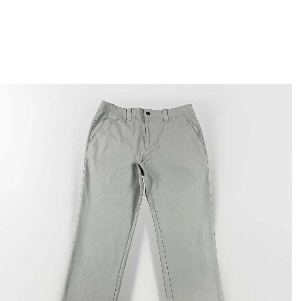 Bad Birdie Mens 34x30 Golf Pants Gray Chino Athletic Performance Casual Stretch